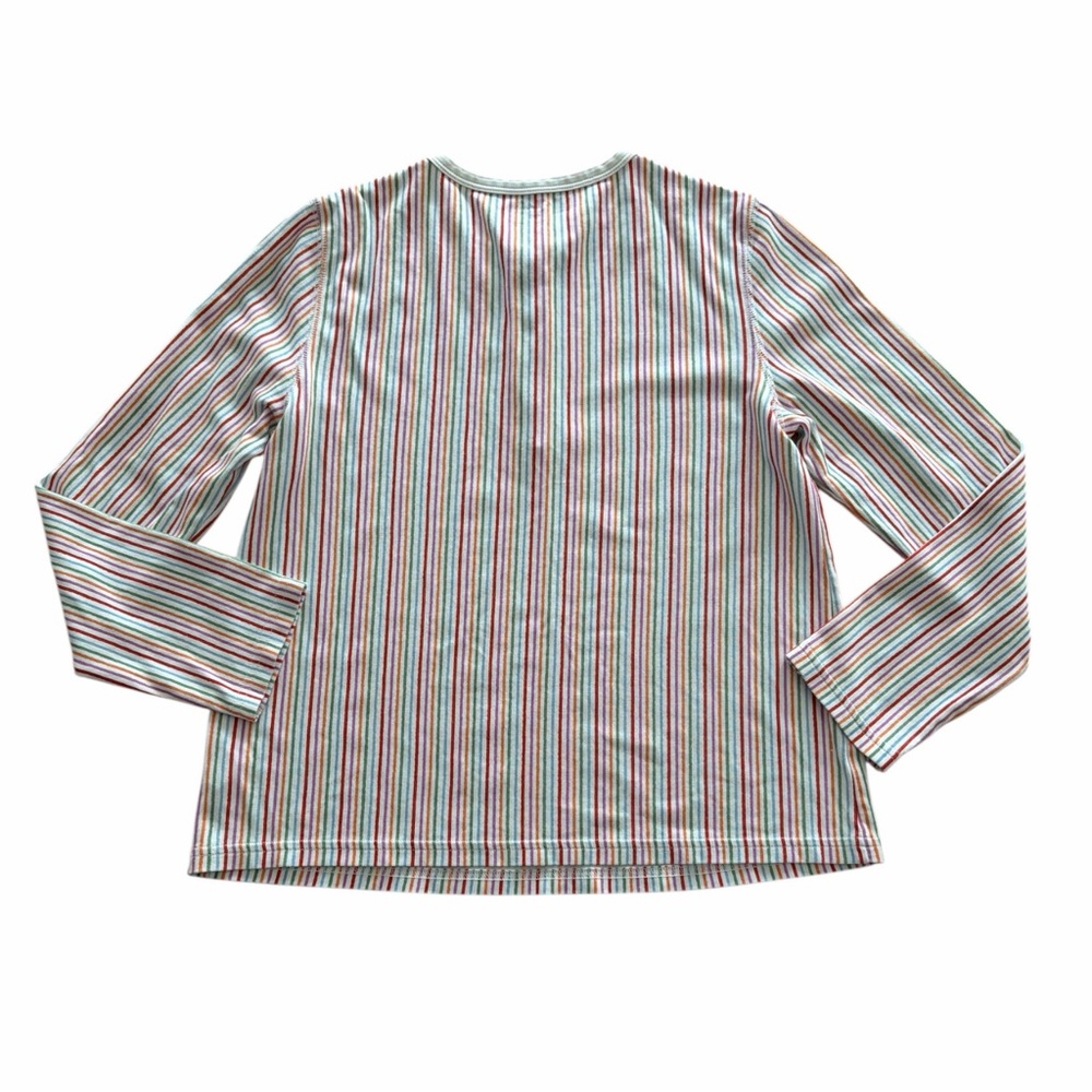 Roller Rabbit Striped Multicolor Pajama Top - Picture 2 of 3